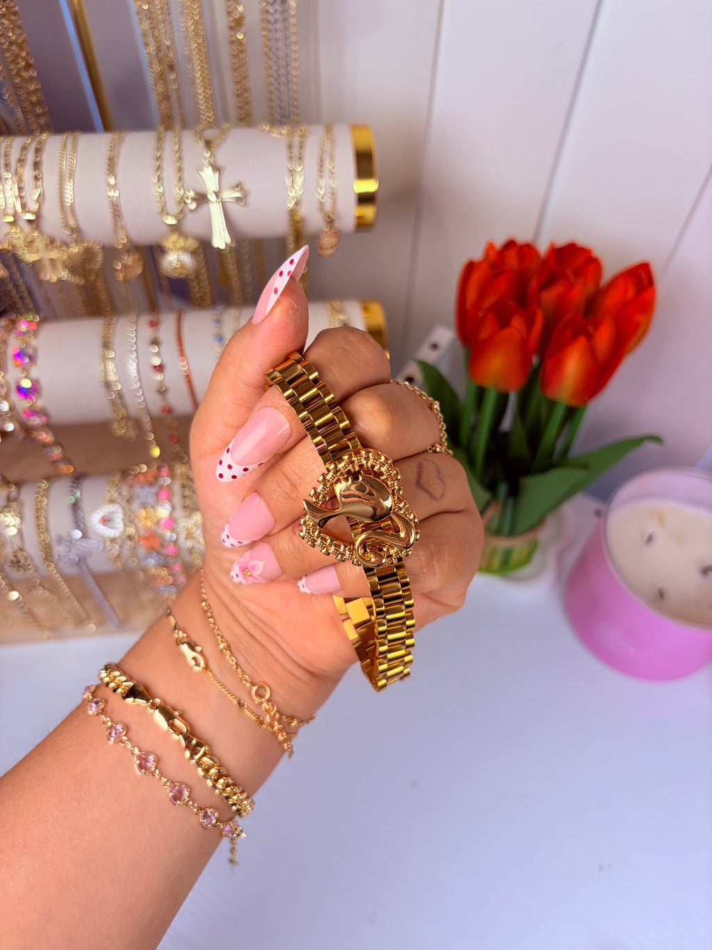 Barbs Rollie bracelet 10”