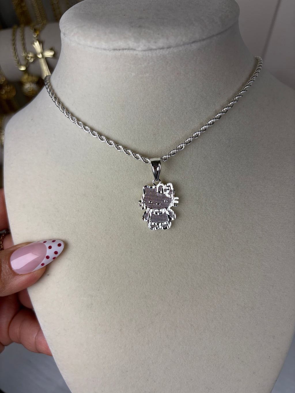 HK full body necklace necklace (SILVER)