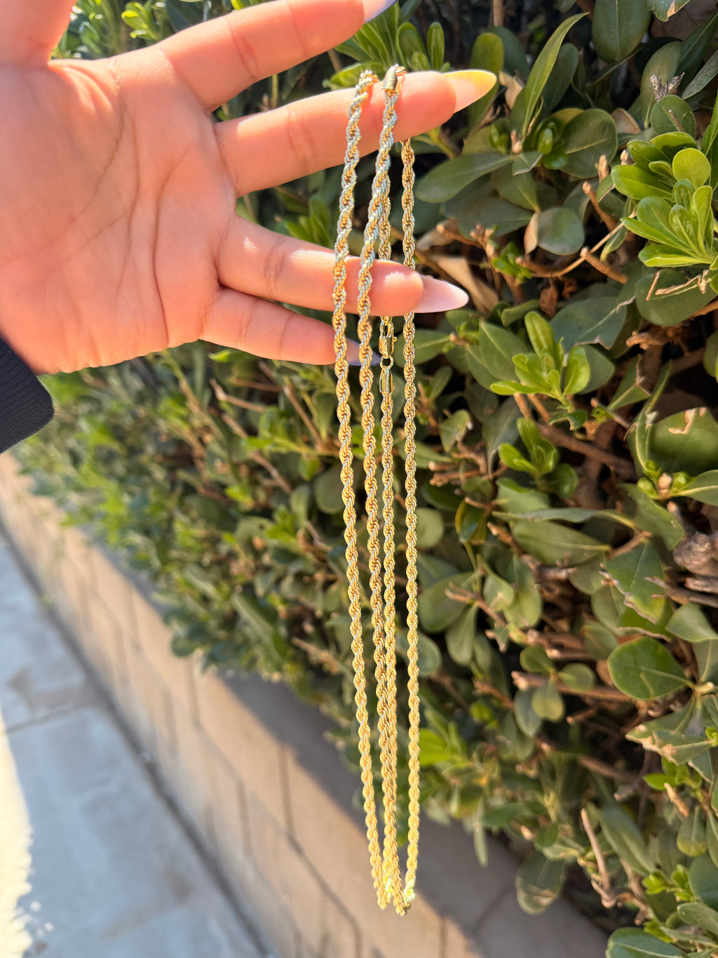 Men’s rope necklace 24”