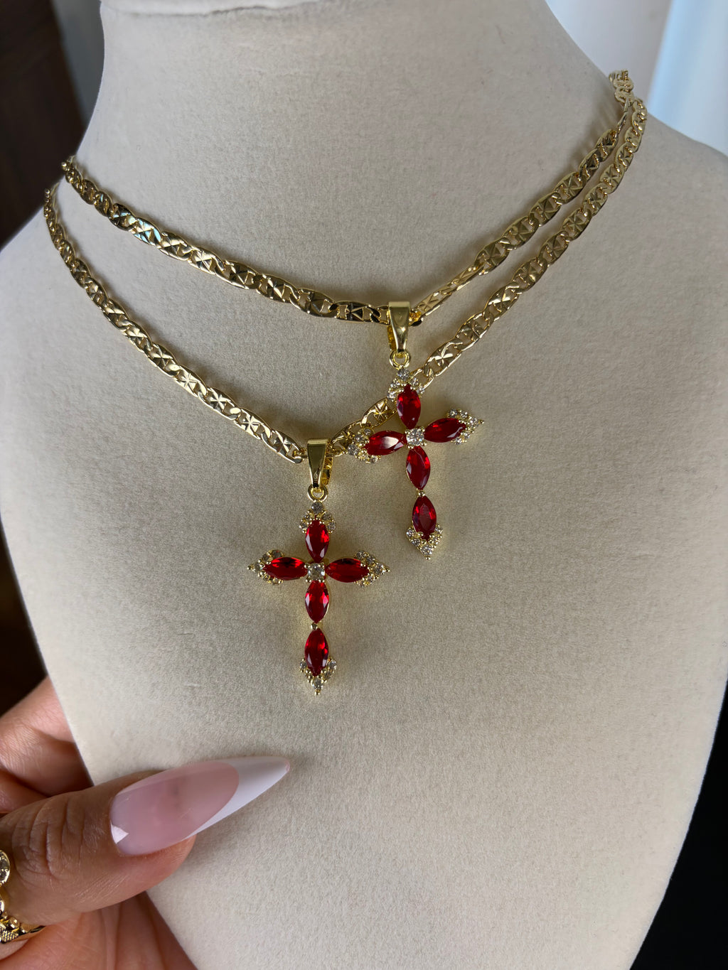 Red Cross necklace