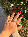 Pink heart ring