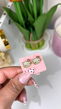 HK diamond studs (GOLD)