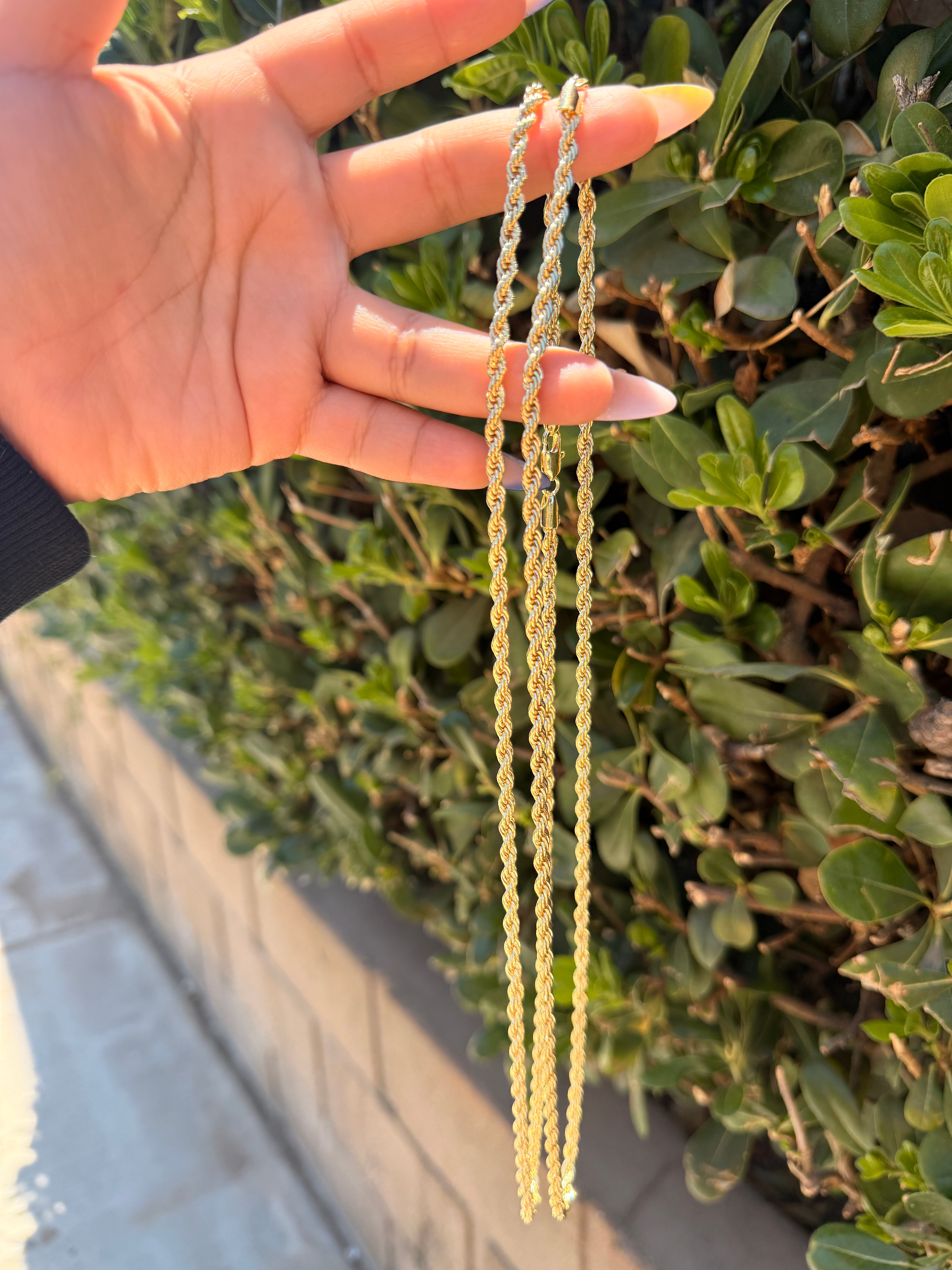 Men’s rope necklace 24”