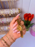 BB Rollie bracelet 10” (ALL GOLD)