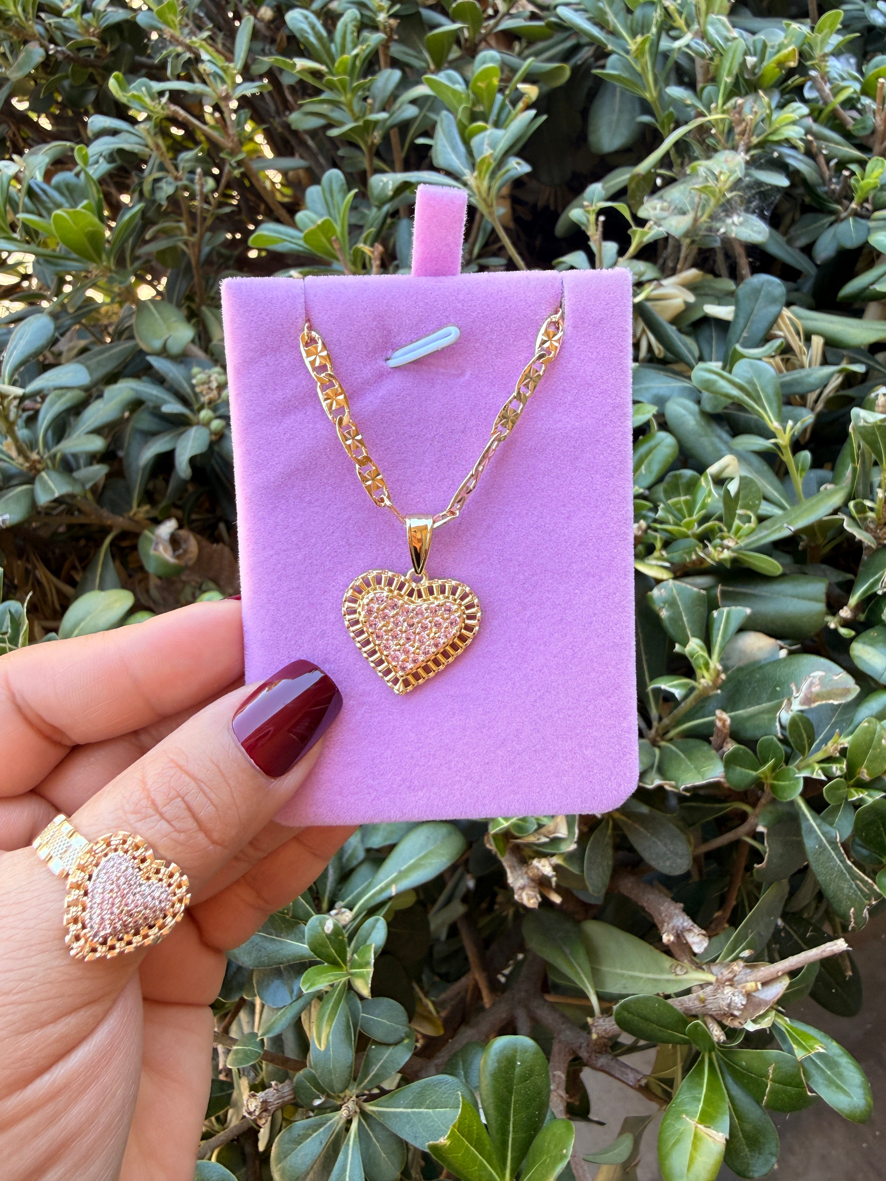 Pink Heart necklace