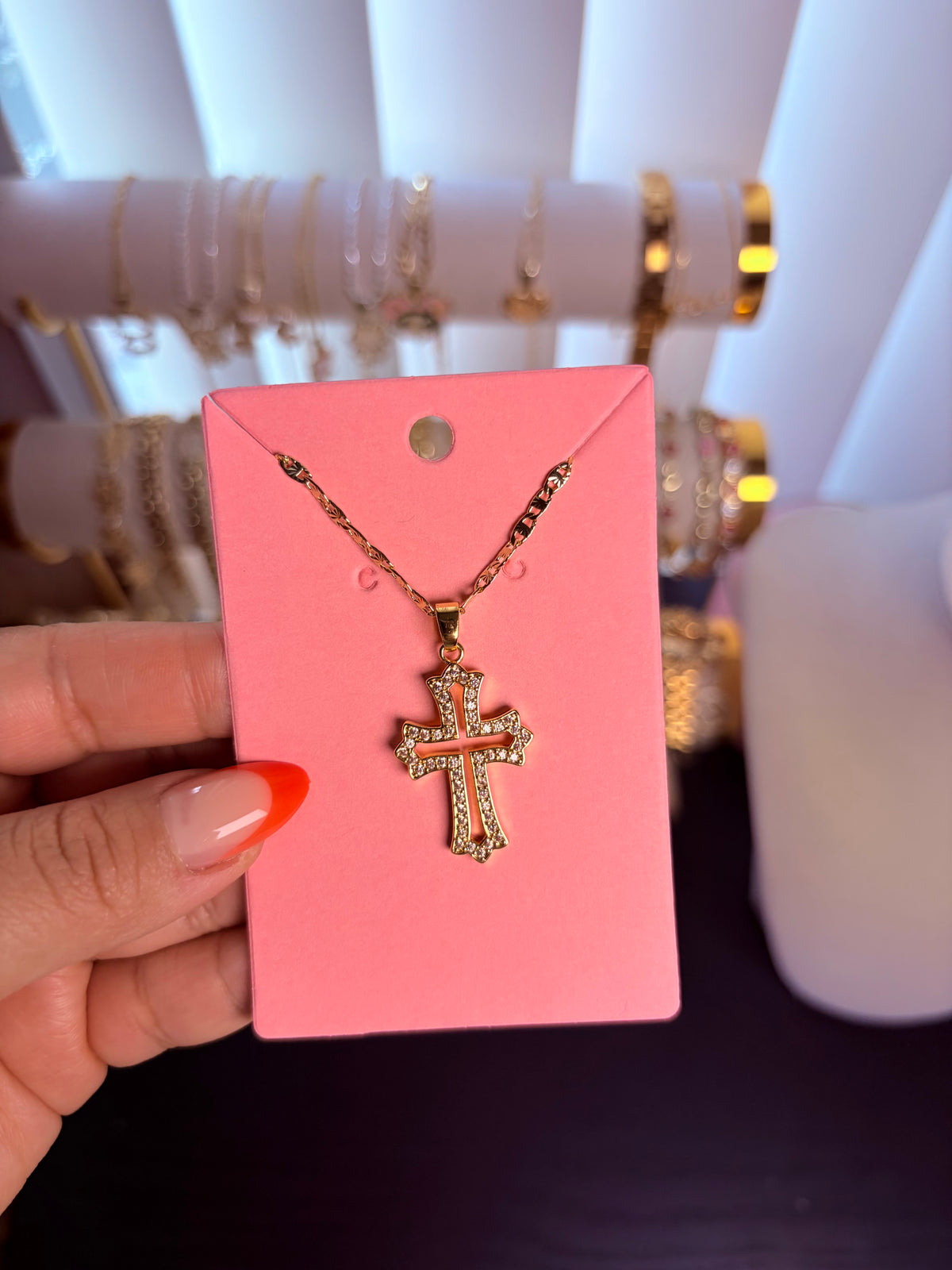 cross necklace