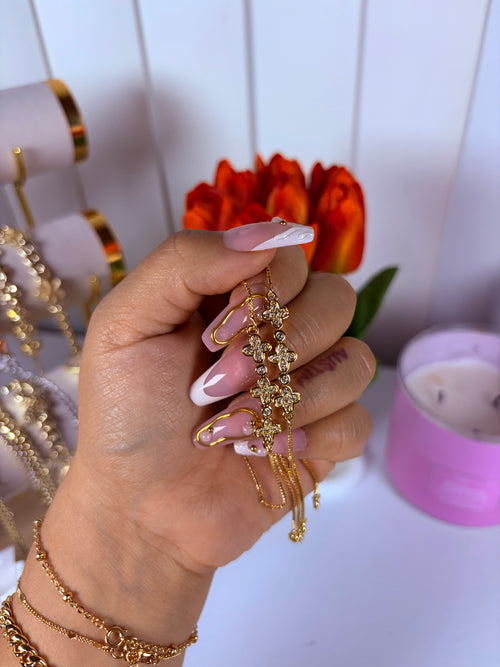 3 clover bracelet