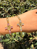 Virgin Mary Studded Bracelet