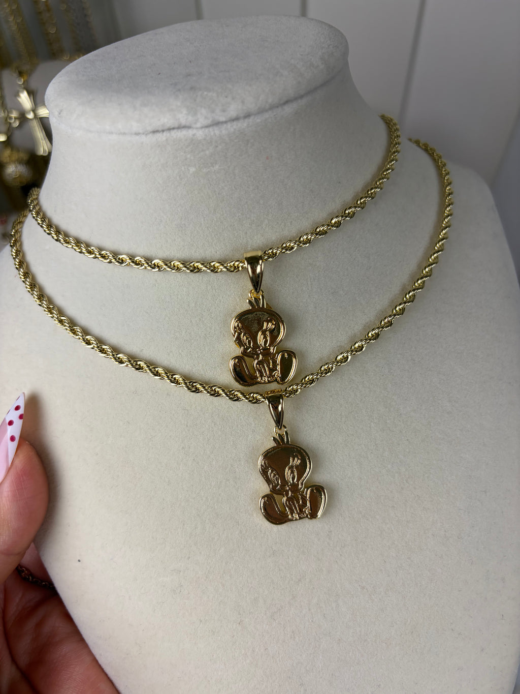 Tweets necklace