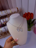 Kuku necklace 18” adjustable (SILVER)