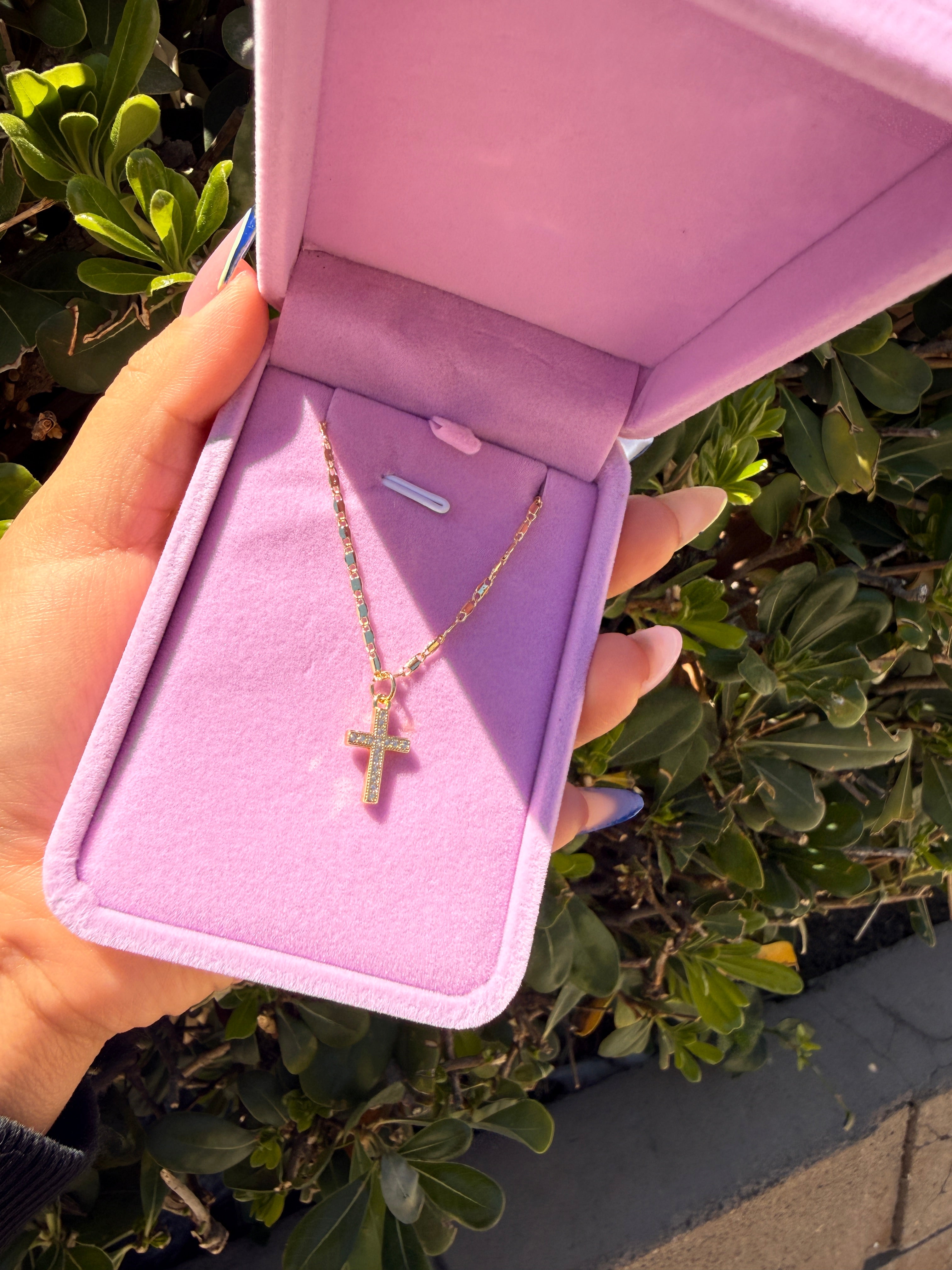 Small bling cross
