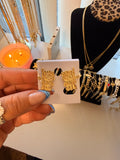 Hk earrings with pew