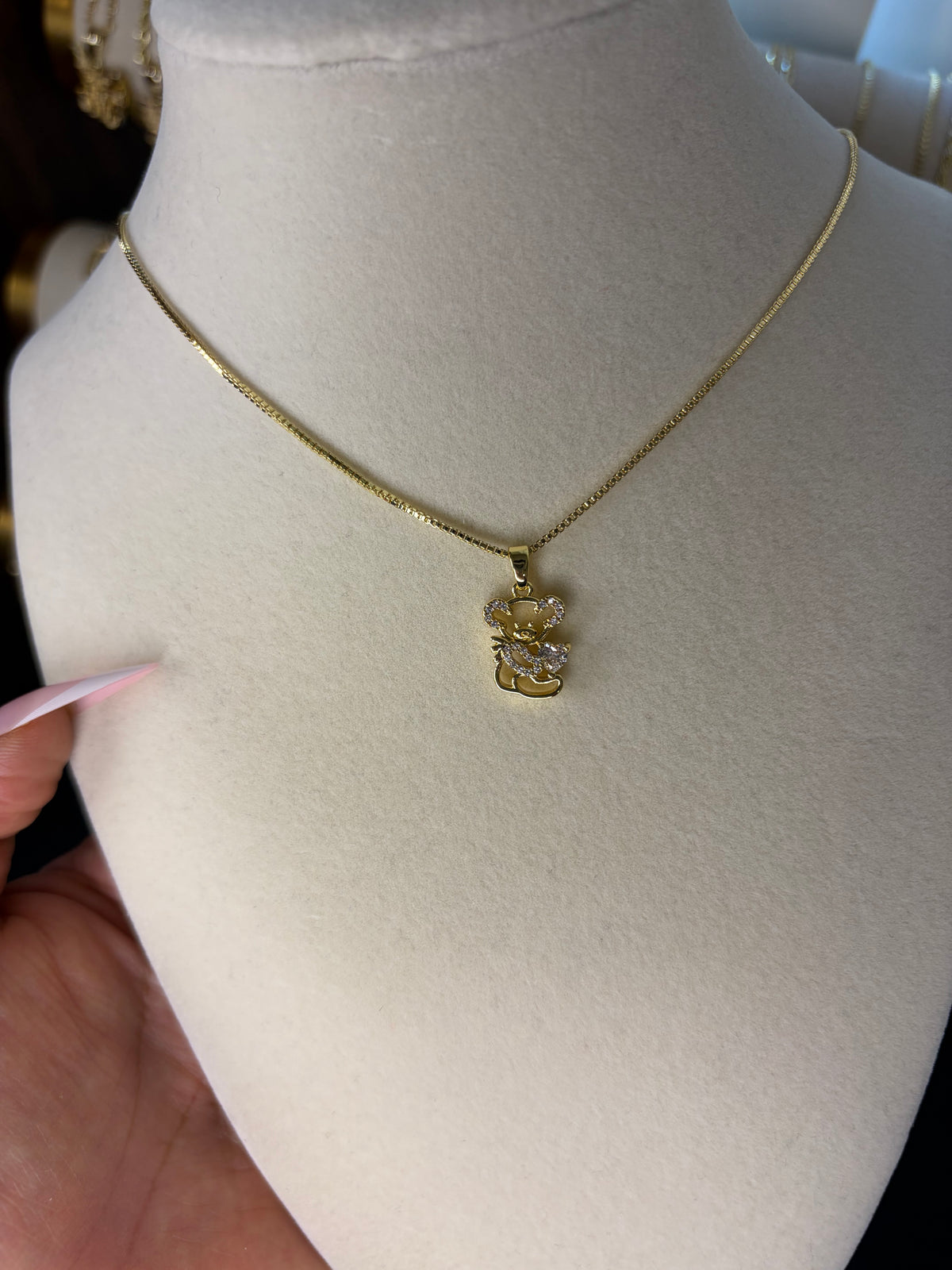 Bear necklace