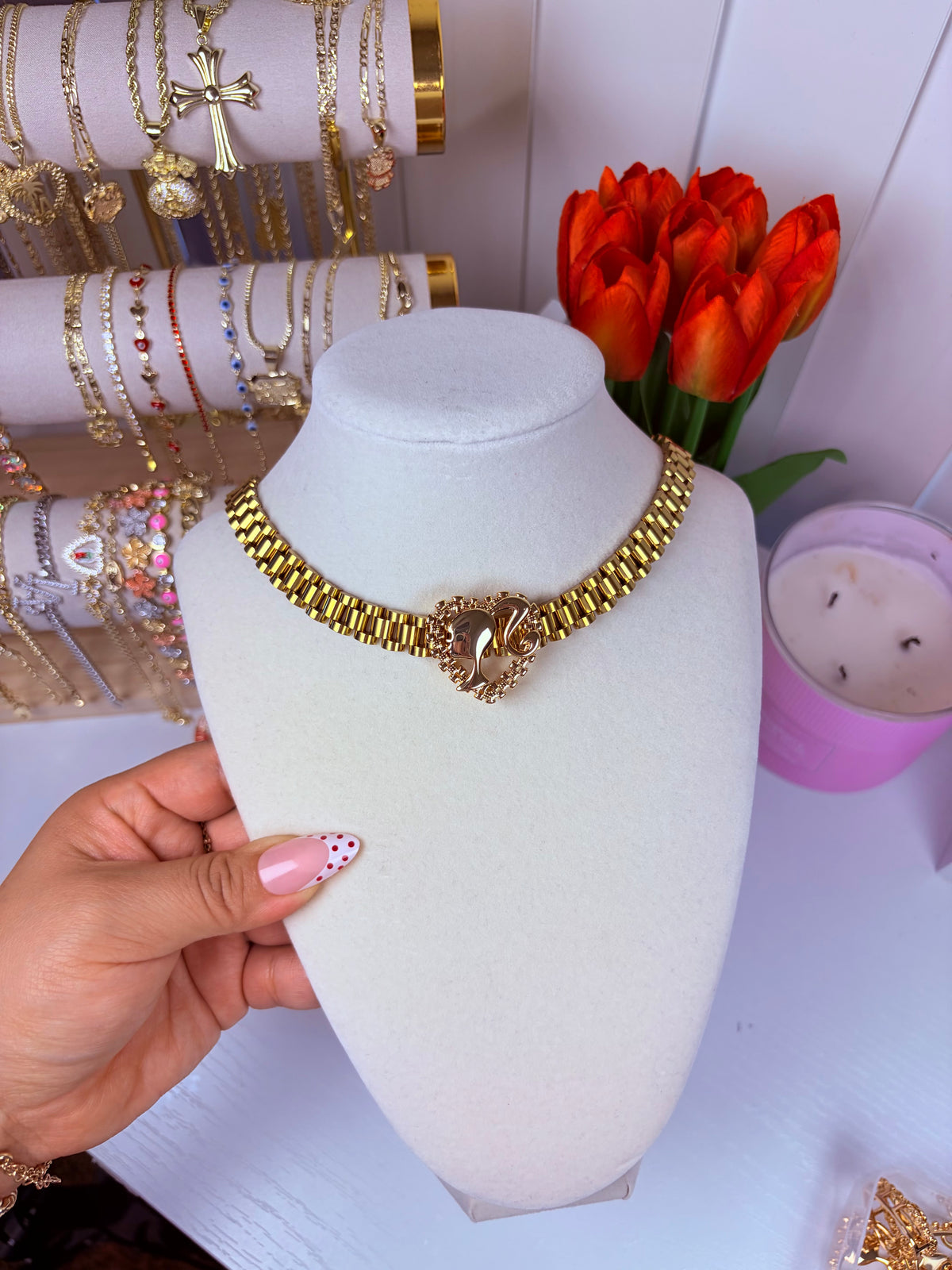 Barbs Rollie necklace 20”