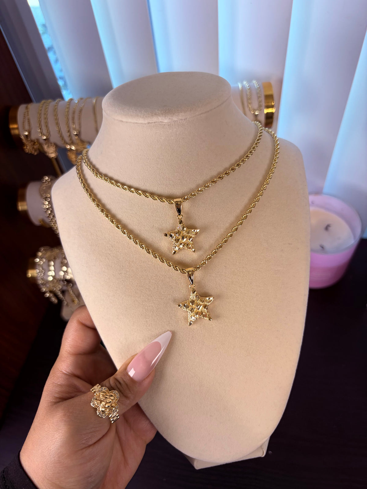 Star nugget necklace