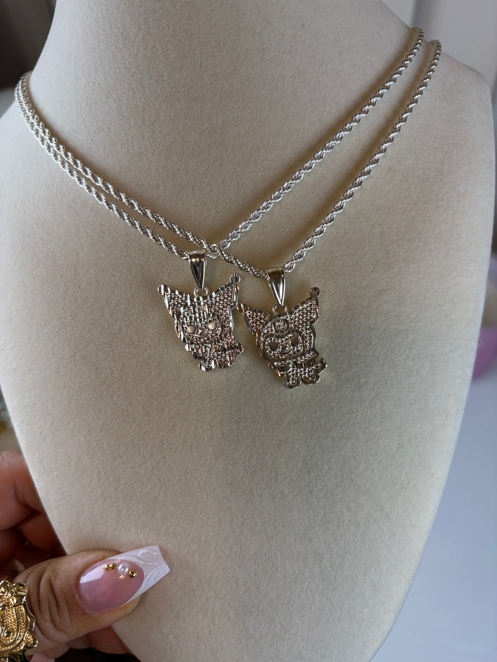 Kuku necklace 18” adjustable (SILVER)