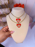 Powerpuff girls necklace