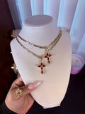 Red Cross necklace