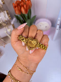 HK Rollie bracelet 10” (ALL GOLD)