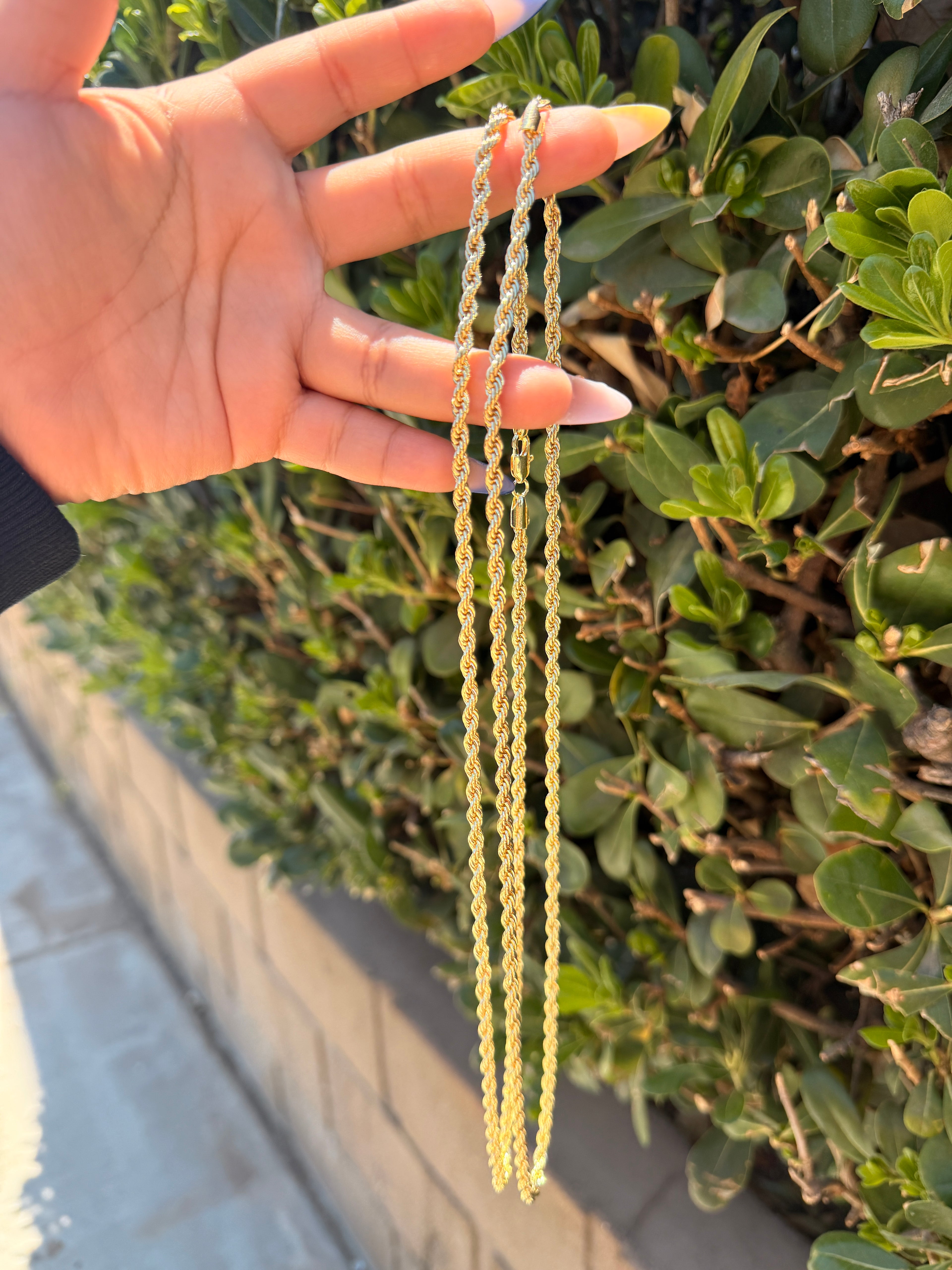 Men’s rope necklace 24”