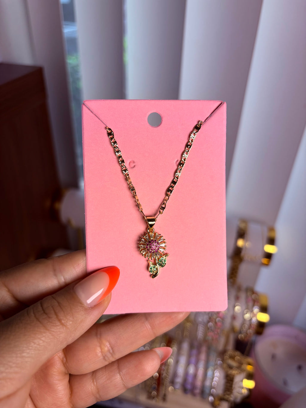 flower necklace