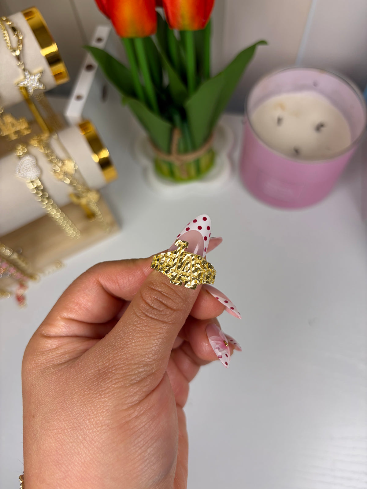 LA ring (BIG SIZES 6-13)