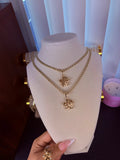 Flower nugget necklace