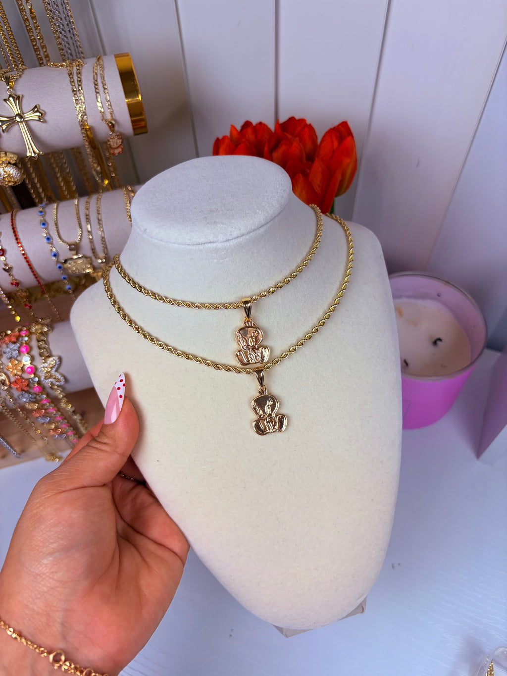 Tweets necklace