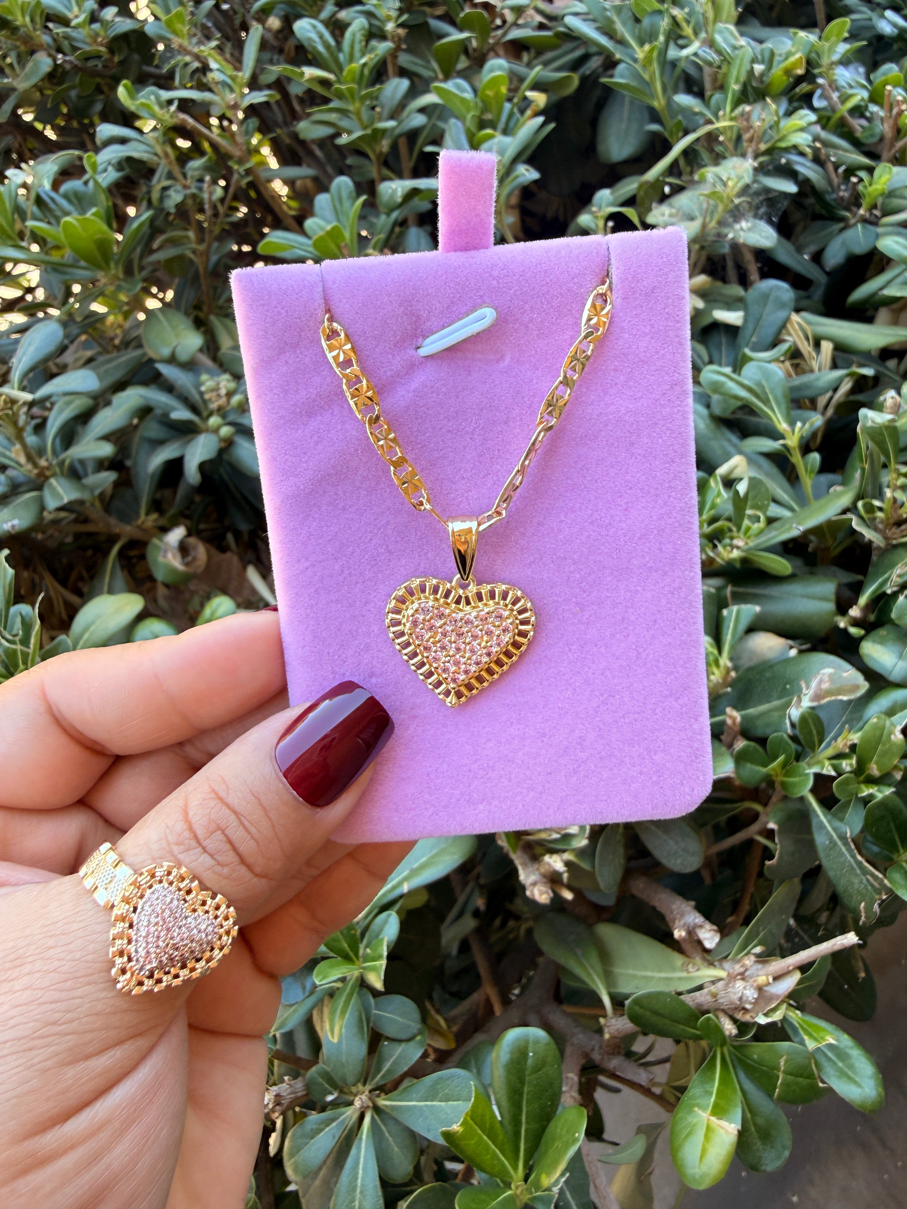 Pink Heart necklace
