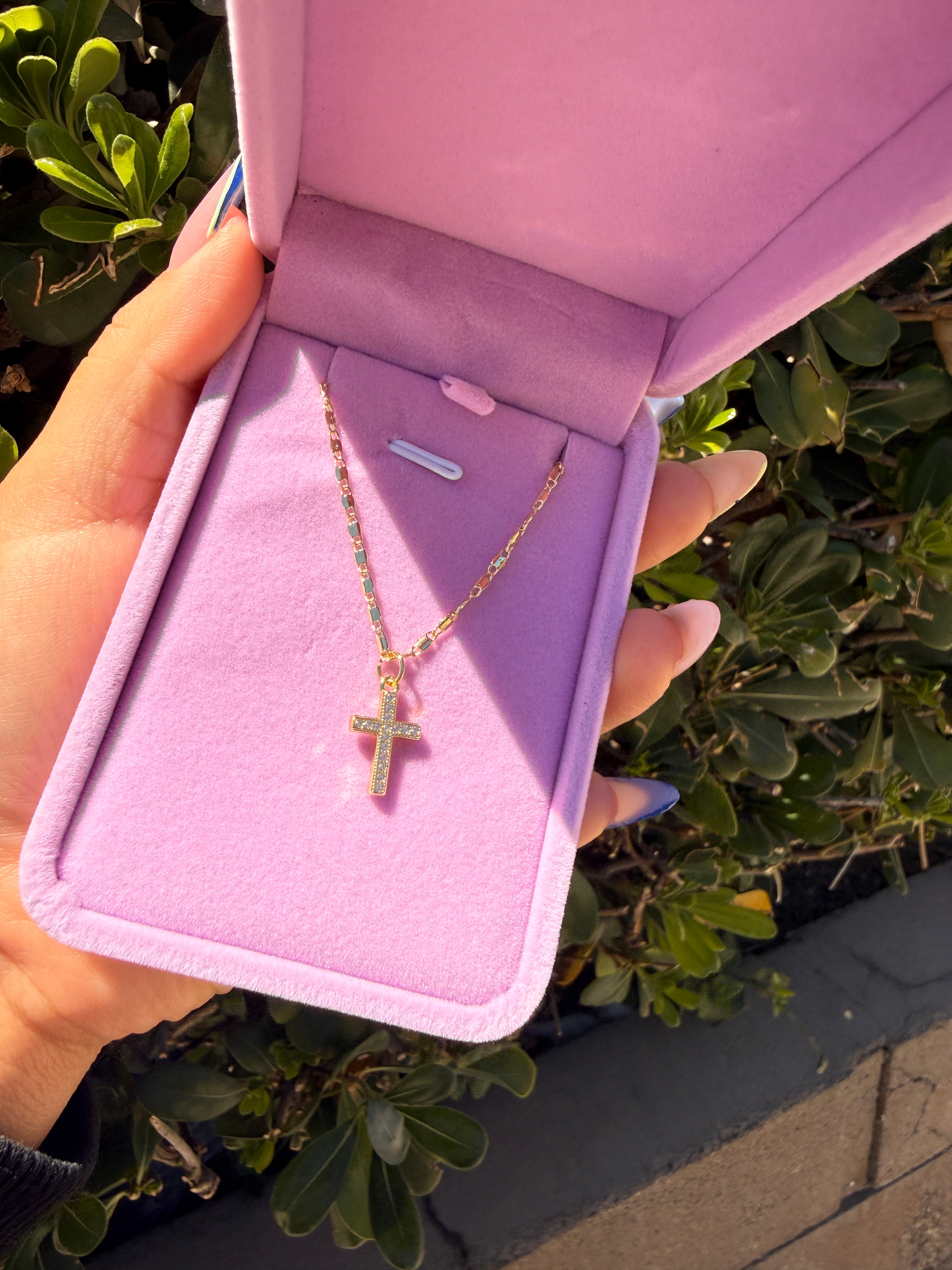 Small bling cross