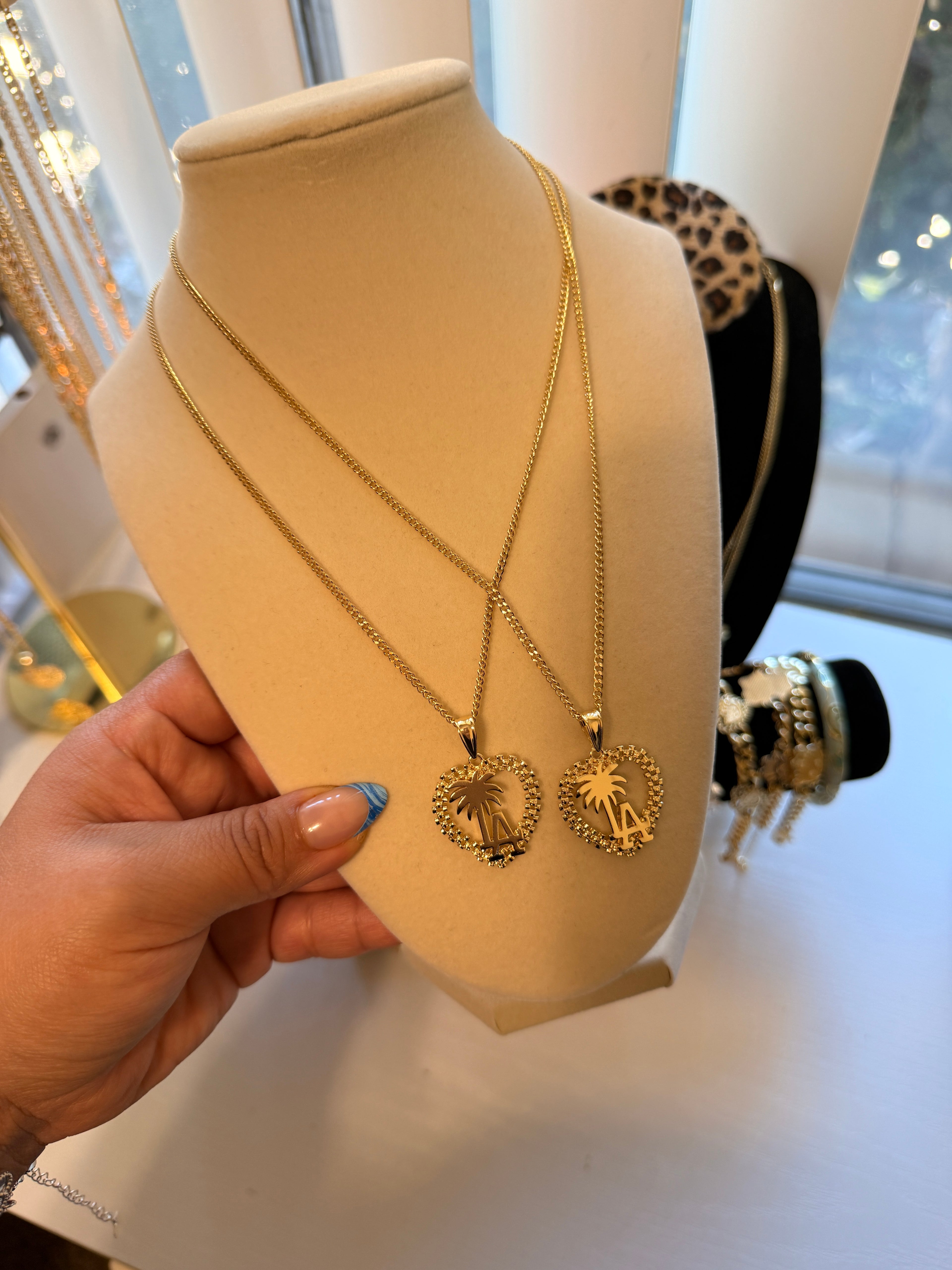 LA necklace with Rollie