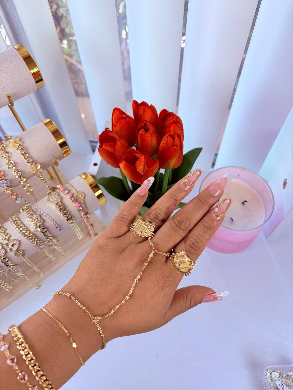 Hk face ring (GOLD)