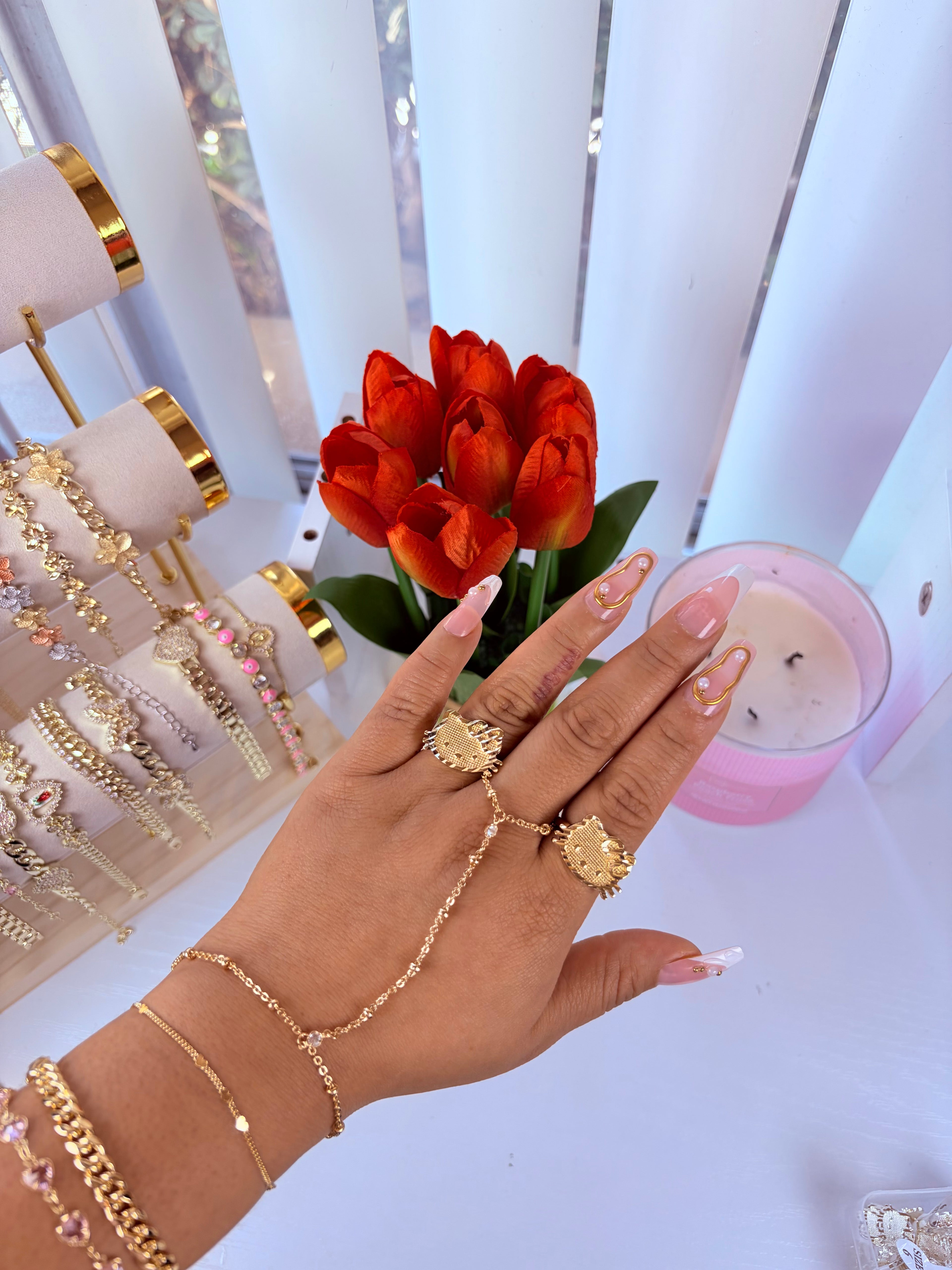 Hk face ring (GOLD)