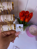 HK face earrings