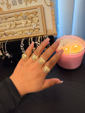 Heart nugget ring
