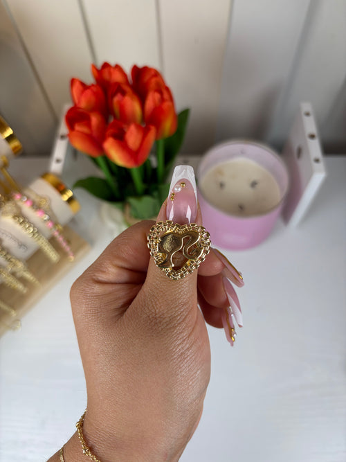 Barbs Rollie heart (GOLD)