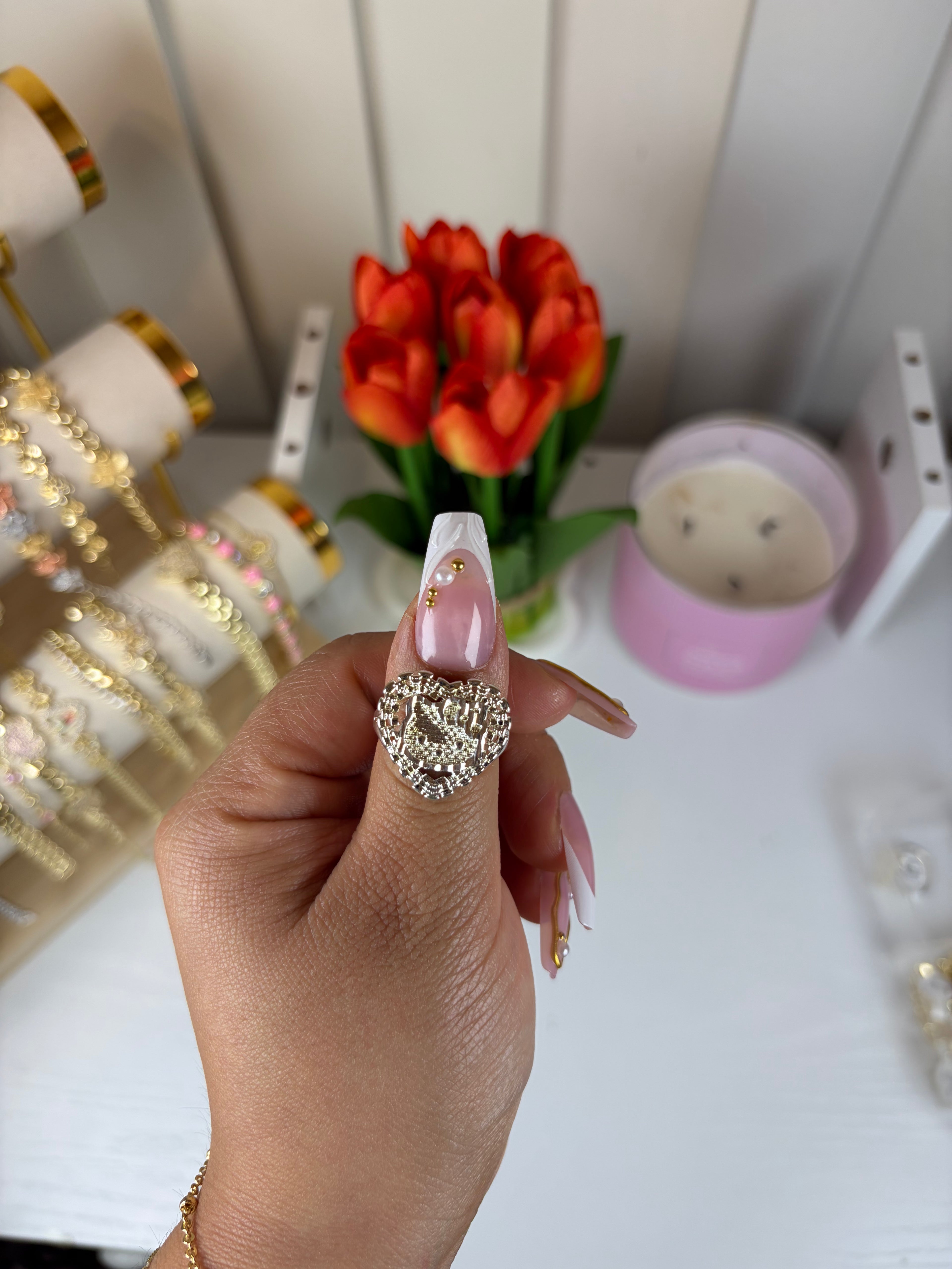 HK heart (SILVER)