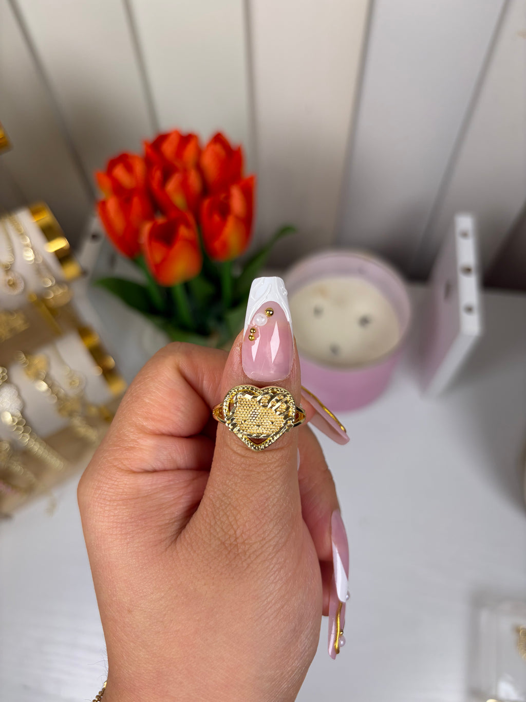 Hk heart ring (GOLD)