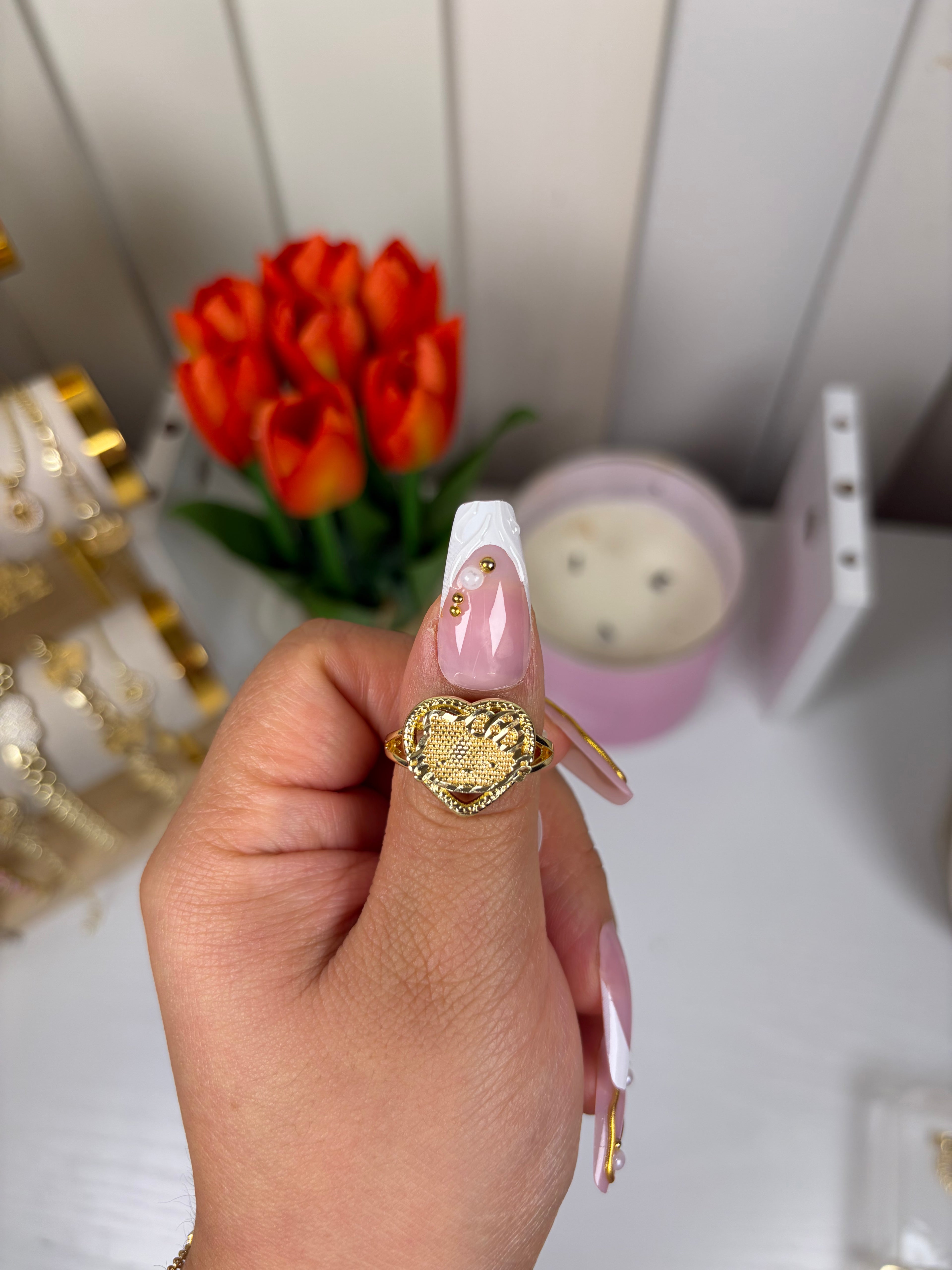 Hk heart ring (GOLD)