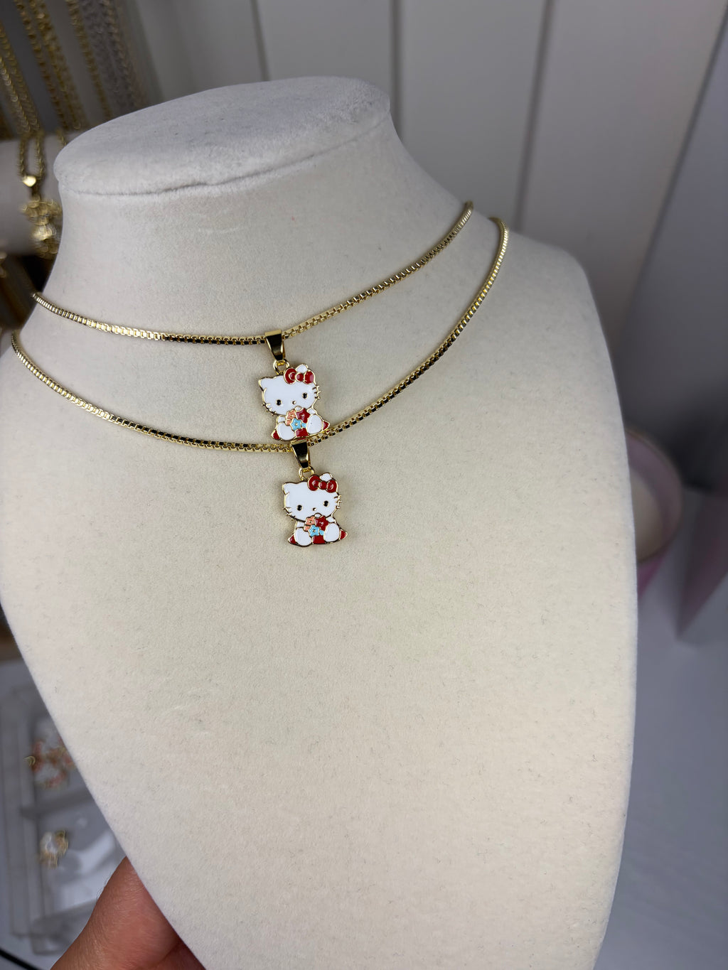 Hk dress necklace