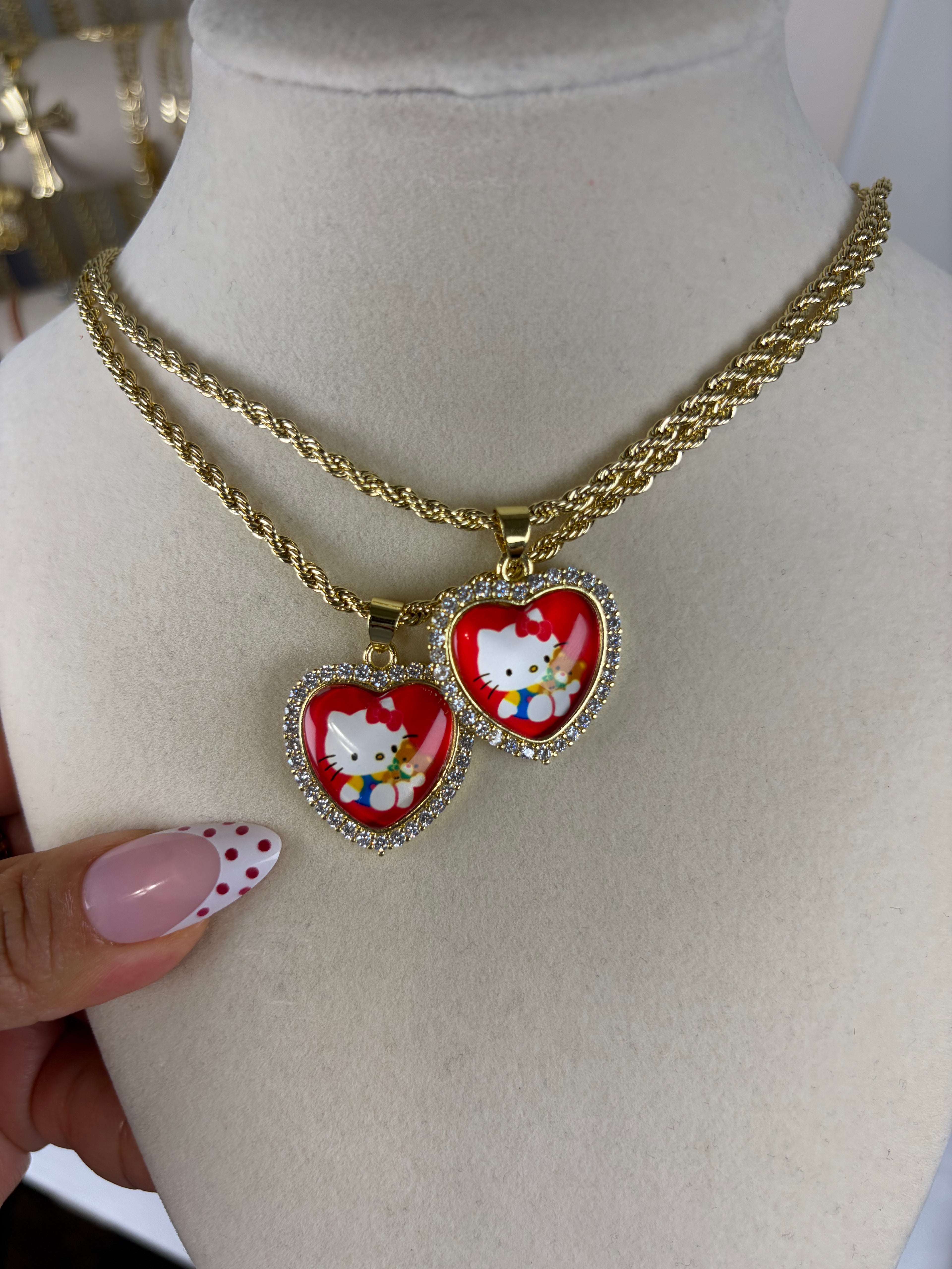 HK w/ bear necklace